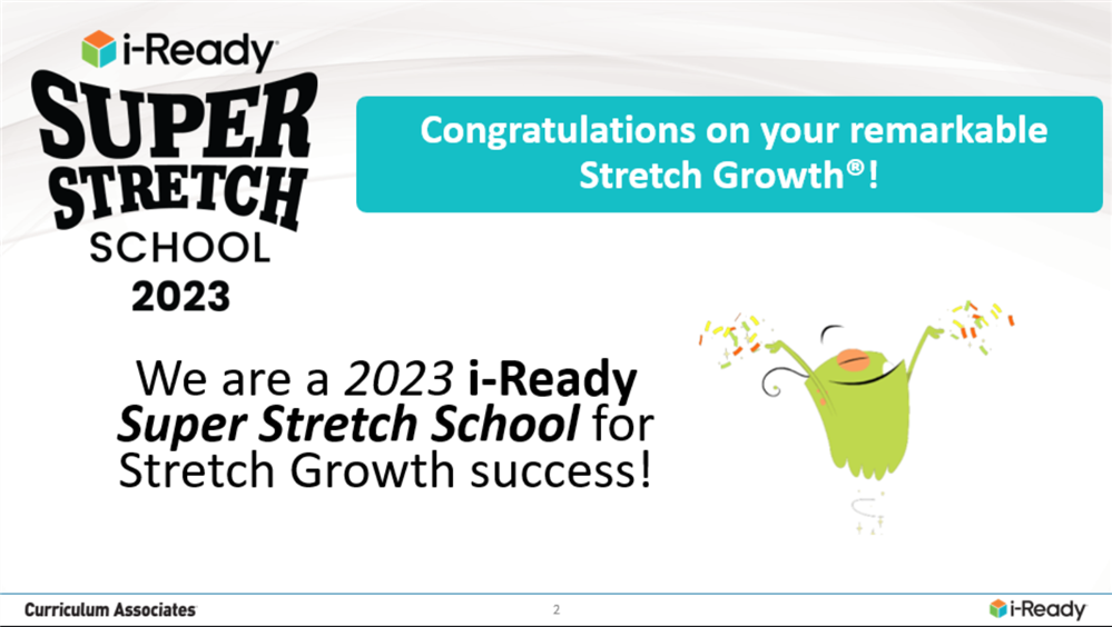  i-Ready Stretch Goal Met at CPS